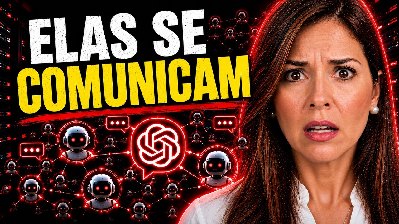 Por Que 1.200 IAs Criaram uma Rede Secreta Sem Ninguém Saber