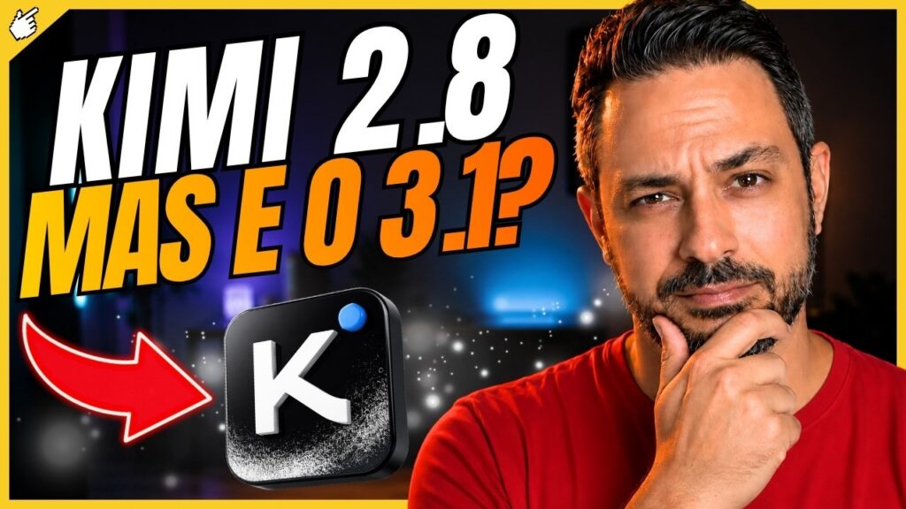 Kimi K2.8 Apareceu DO NADA…Quase no Nível do K3! Será? em 2026